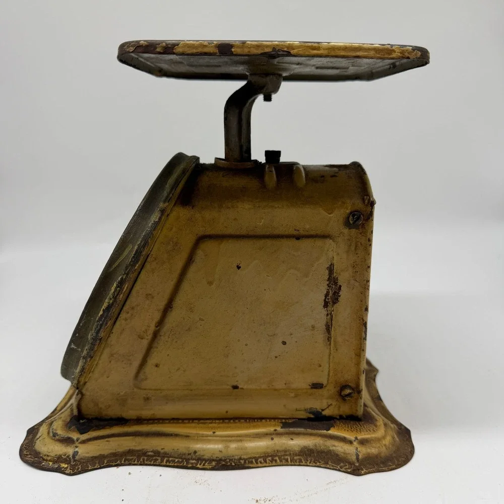 ⚖️ Antique‎ Landers Frary Clark Columbia Family Scale 1907 Patent Kitchen USA